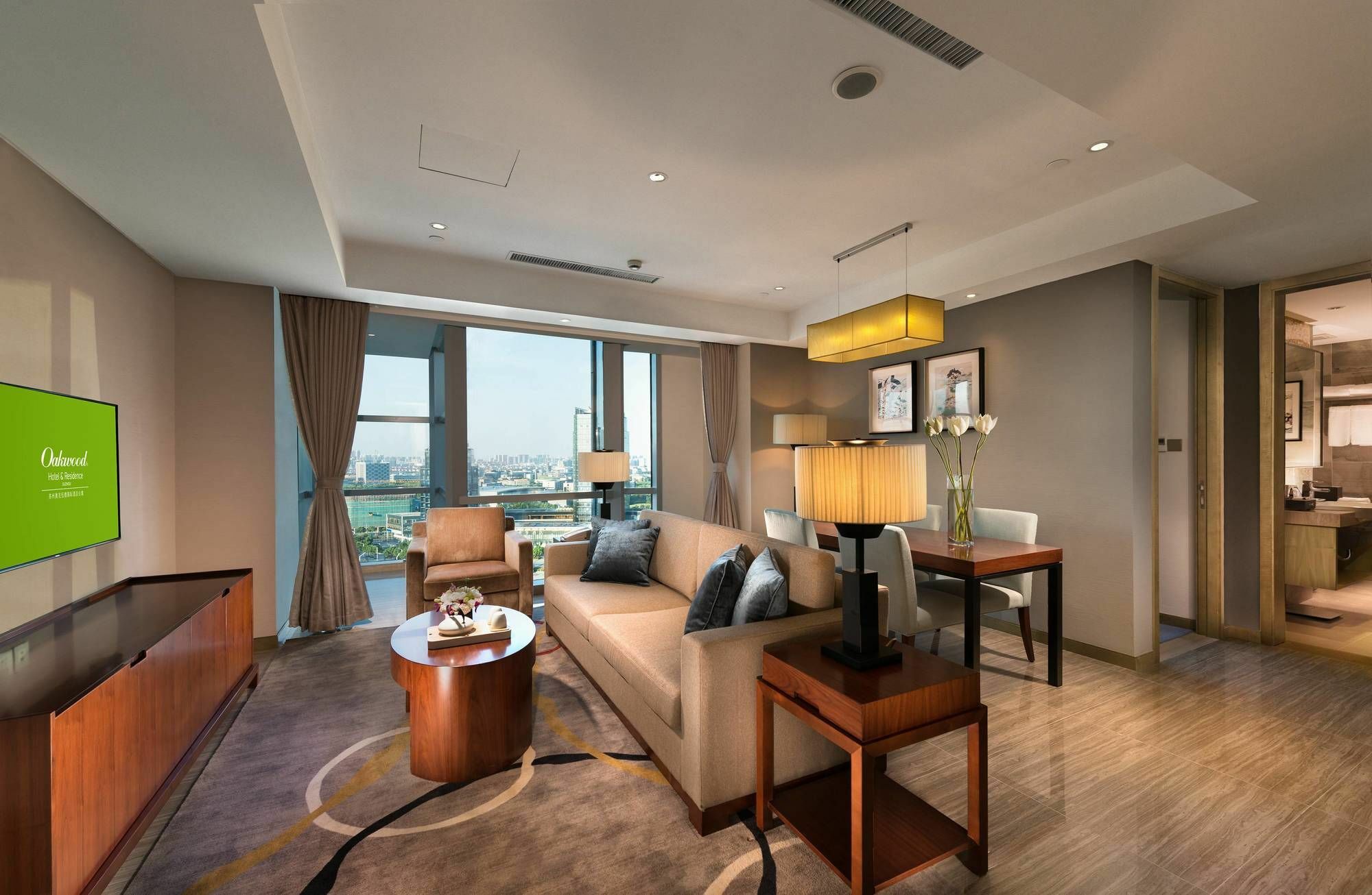 Oakwood Hotel & Residence Suzhou Сучжоу Экстерьер фото